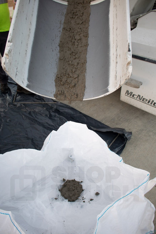 How Are Concrete Washout Bags Used?