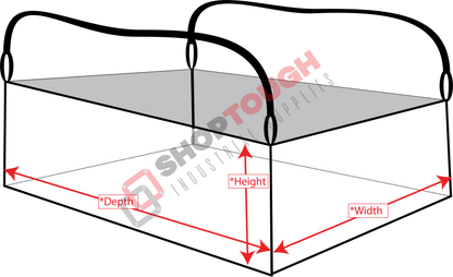 10115 - Oversize 55x55x36 U-Panel Open/Flat 3500 LB Uncoated